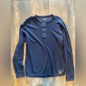 Abercrombie & Fitch, Men’s Large Long Sleeve Thermal Shirt, Retail $40